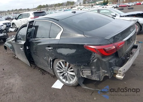2018 Infiniti Q50 3.0T Luxe z USA, uszkodzony, nr VIN JN1EV7AP4JM363913